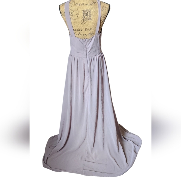 Air of Romance Taupe Maxi Dress - Picture 2 of 8